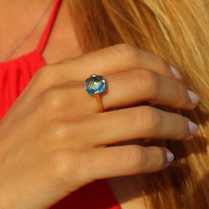 APHRODITE YELLOW GOLD RING