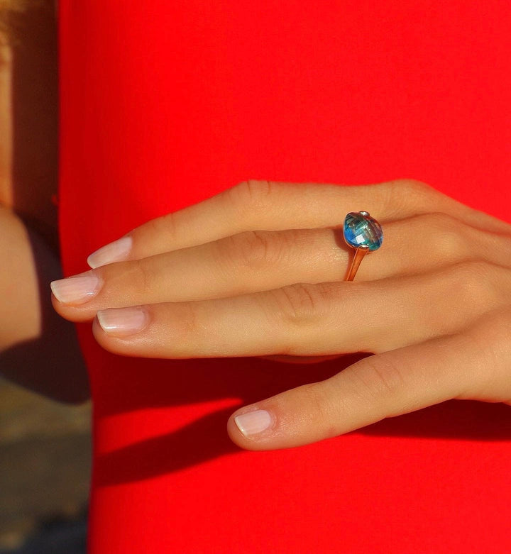 APHRODITE YELLOW GOLD RING