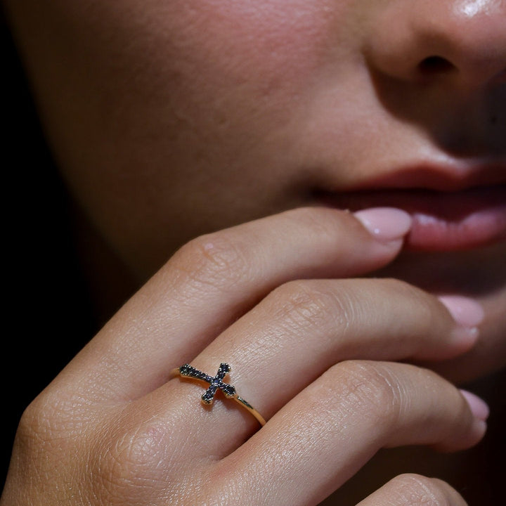 BAGUE BAROQUE OR JAUNE