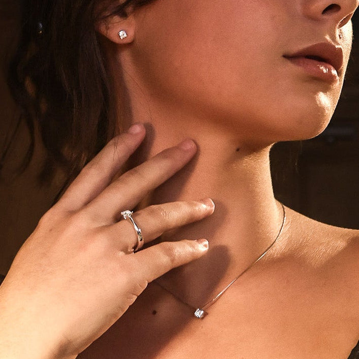 ORECCHINI PUNTO LUCE GRANDE MODELLO