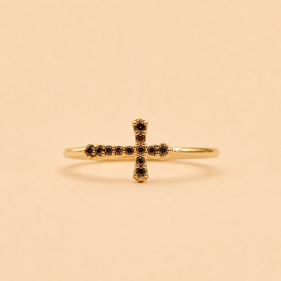 BAGUE BAROQUE OR JAUNE