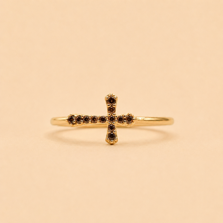BAGUE BAROQUE OR JAUNE