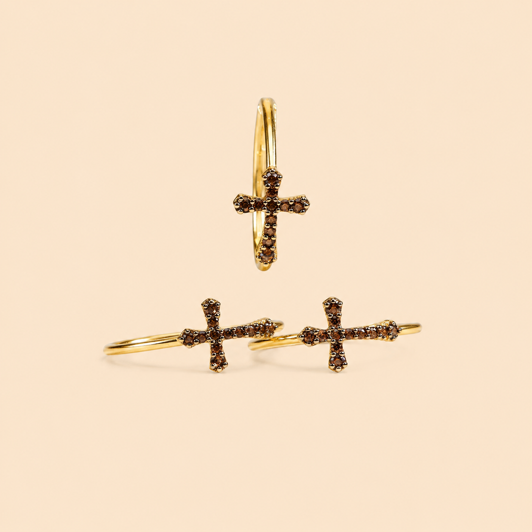 BAGUE BAROQUE OR JAUNE