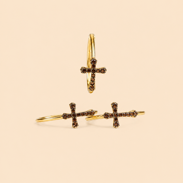 BAGUE BAROQUE OR JAUNE