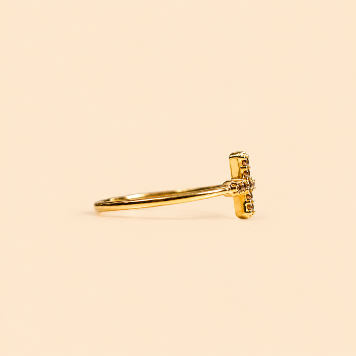 BAGUE BAROQUE OR JAUNE