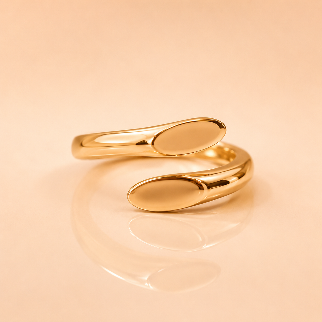 BAGUE COBRA OR JAUNE