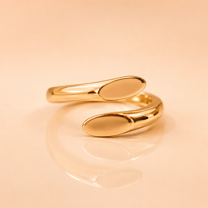 BAGUE COBRA OR JAUNE