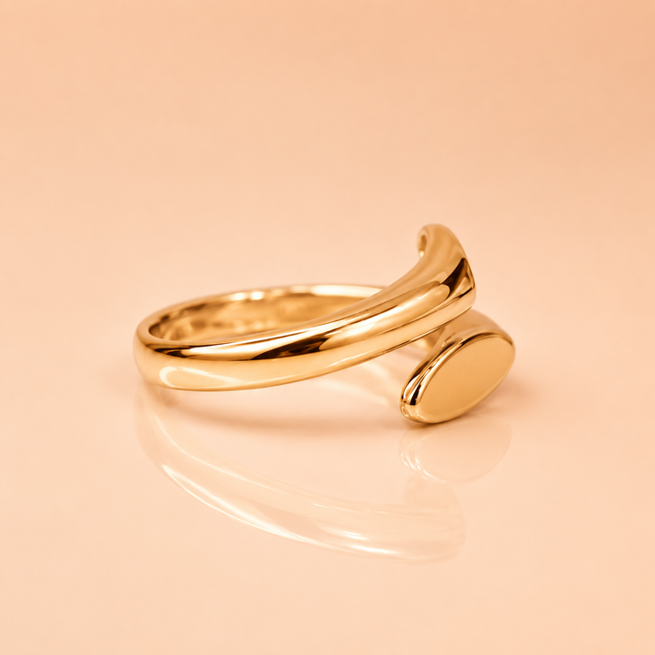BAGUE COBRA OR JAUNE