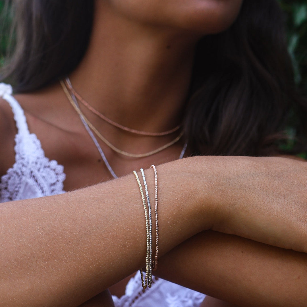 BRACELET GOLDEN HOUR OR ROSE MEDIUM