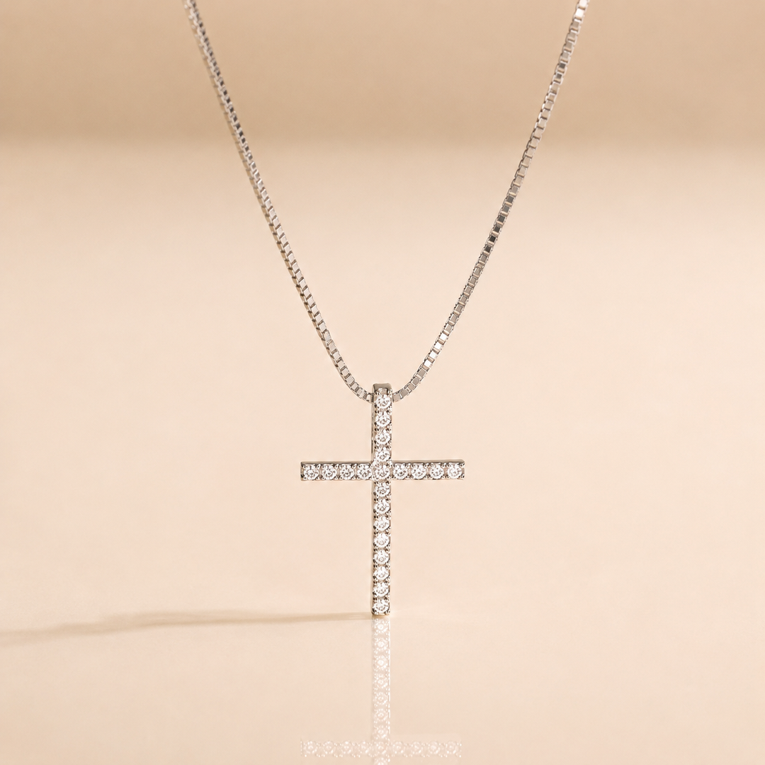 COLLIER LAVINIA DIAMANTS OR BLANC
