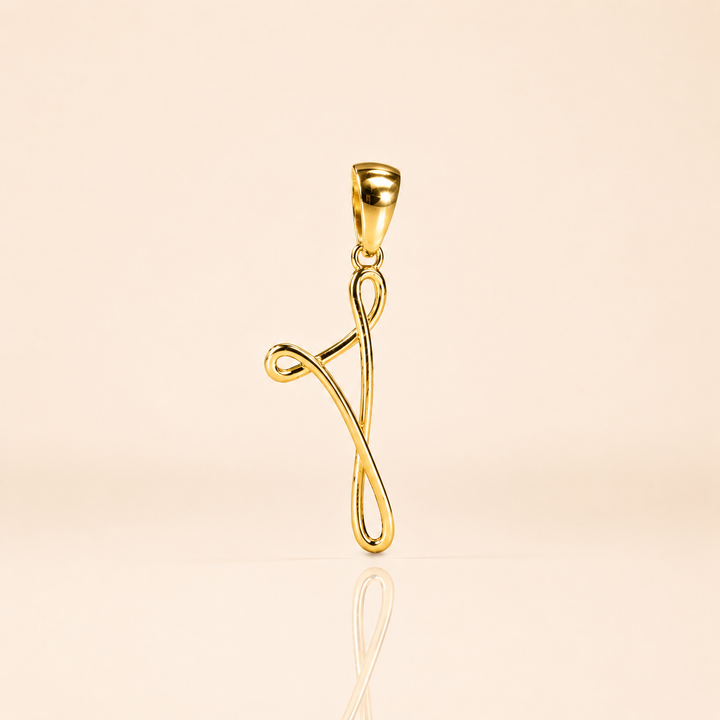 PENDENTIF CORSE LEIA OR JAUNE
