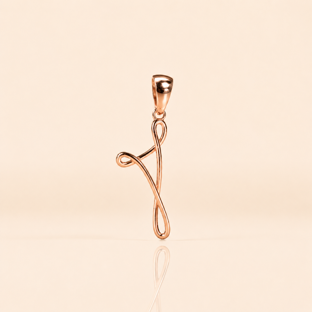 PENDENTE CORSICA LEIA ORO ROSA