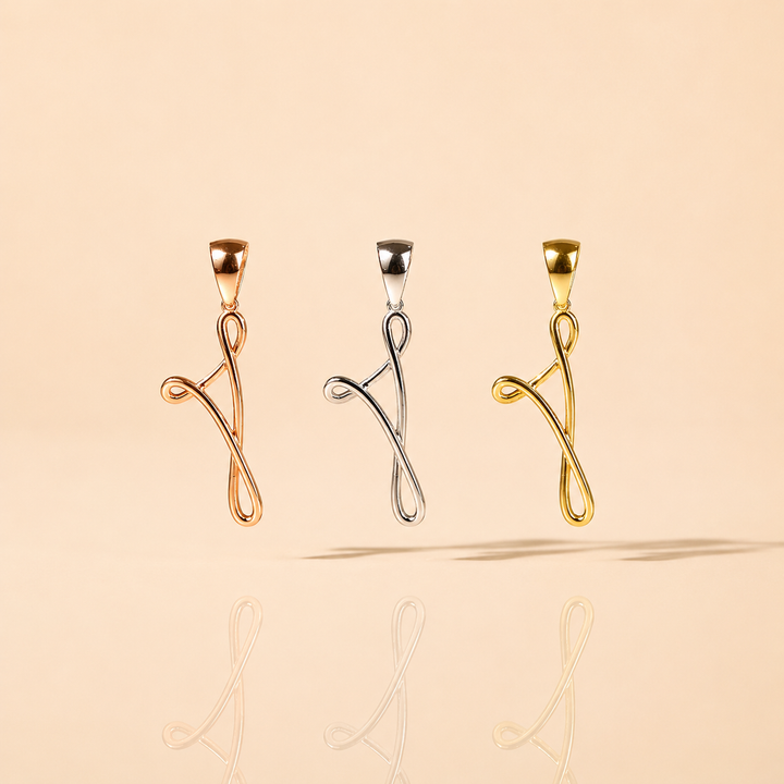 PENDENTE CORSICA LEIA ORO ROSA