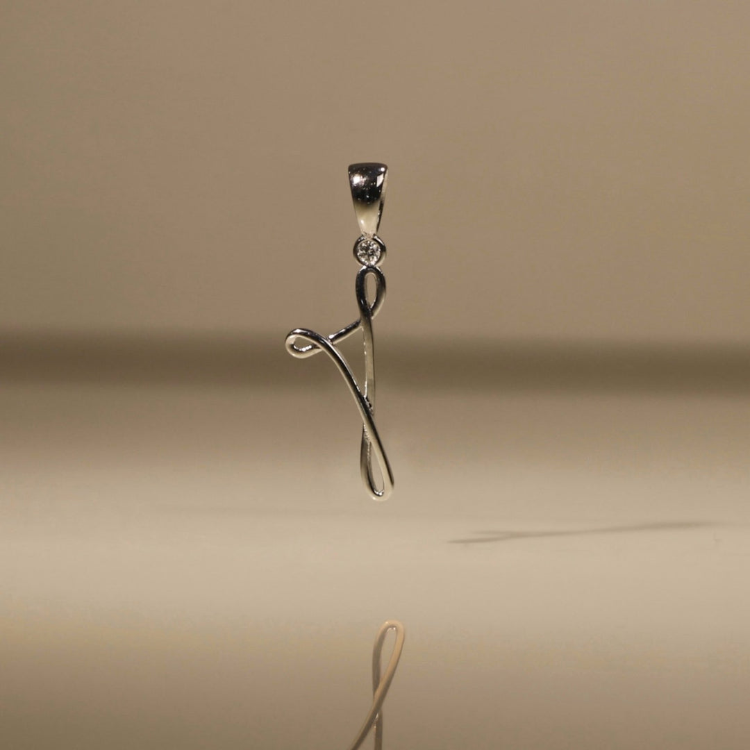 PENDENTE CORSICA LEIA DIAMANTE ORO BIANCO