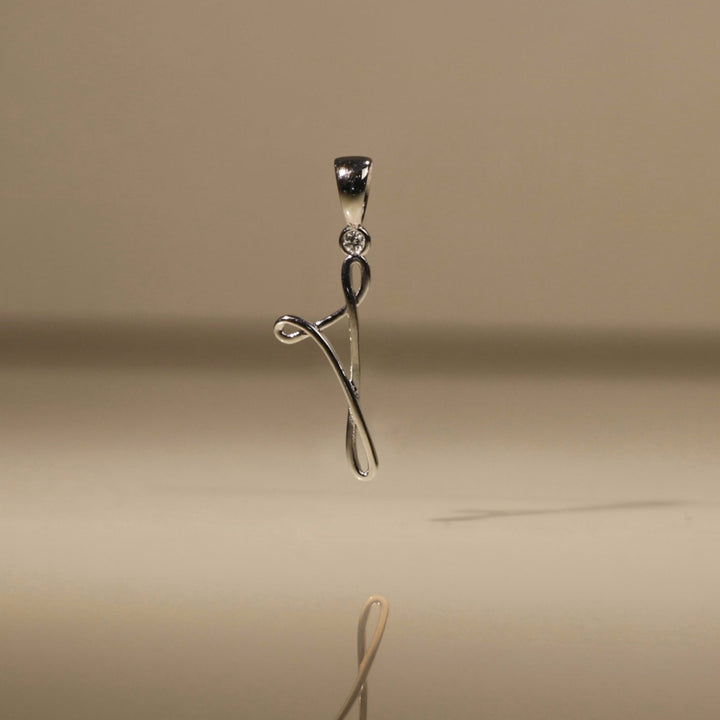 PENDENTE CORSICA LEIA DIAMANTE ORO BIANCO