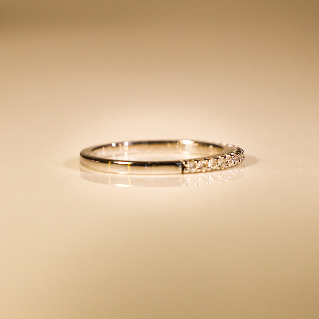 ANELLO BIANCA DIAMANTI ORO BIANCO