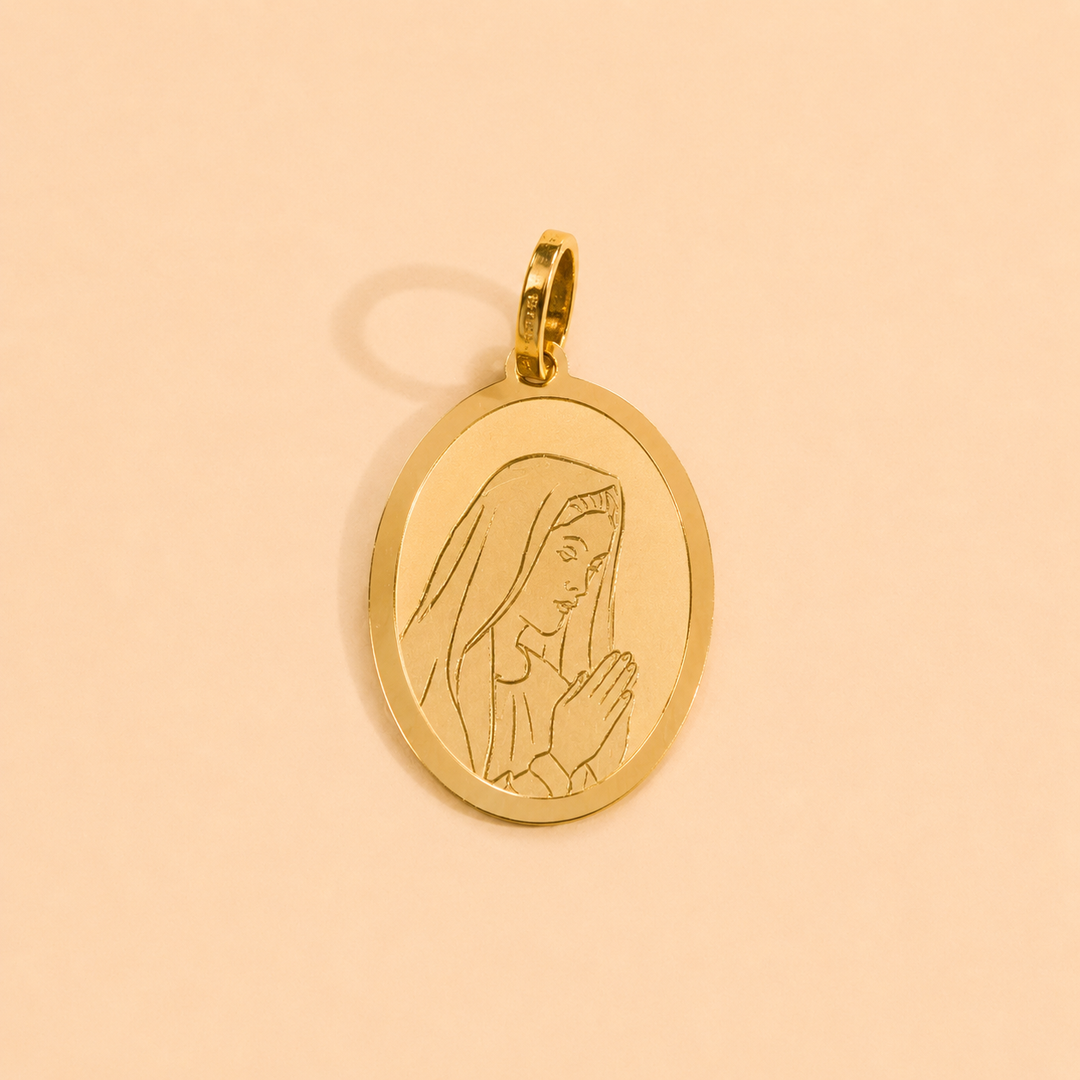 PENDENTIF VIERGE DOLCE OVALE