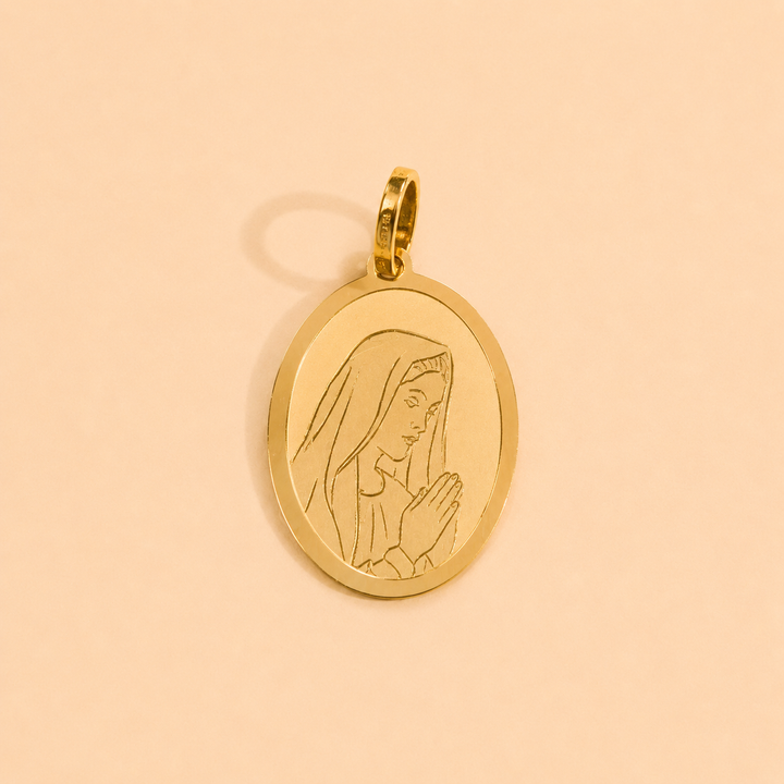 PENDENTIF VIERGE DOLCE OVALE