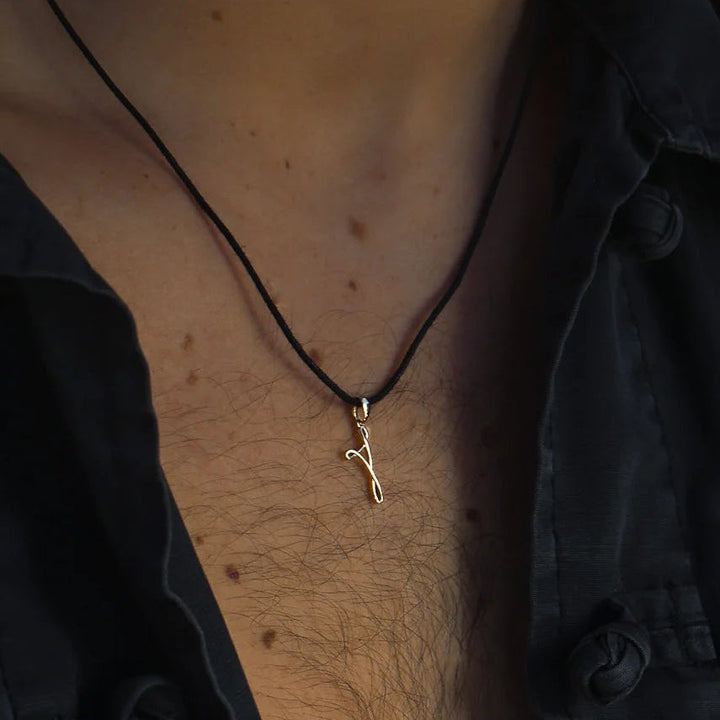 PENDENTIF CORSE LEIA OR BLANC