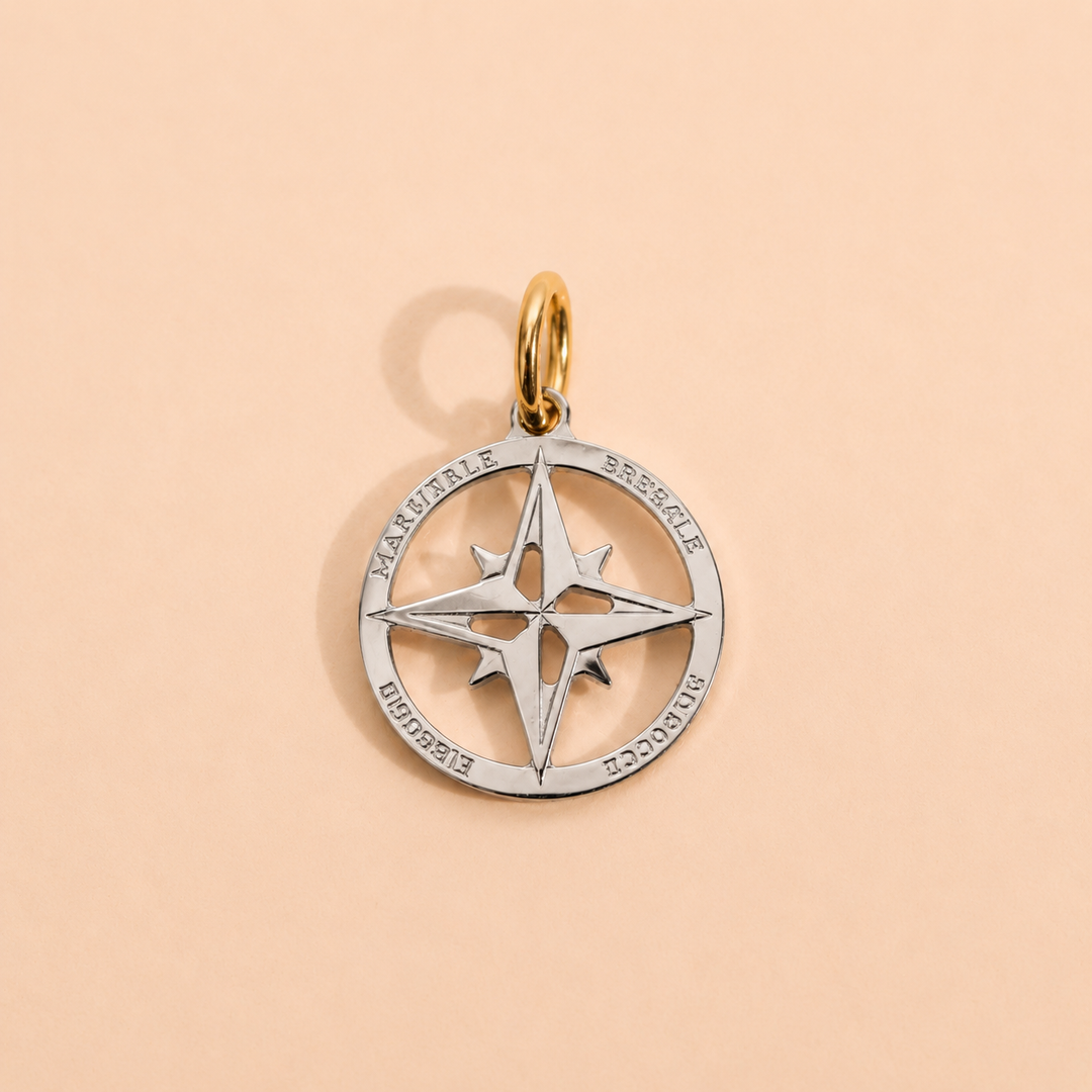 PENDENTIF ROSE DES VENTS