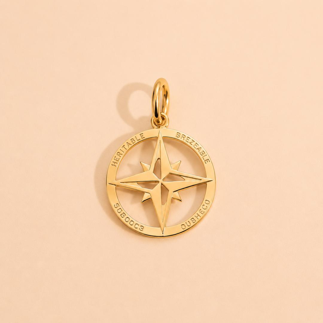 PENDENTIF ROSE DES VENTS