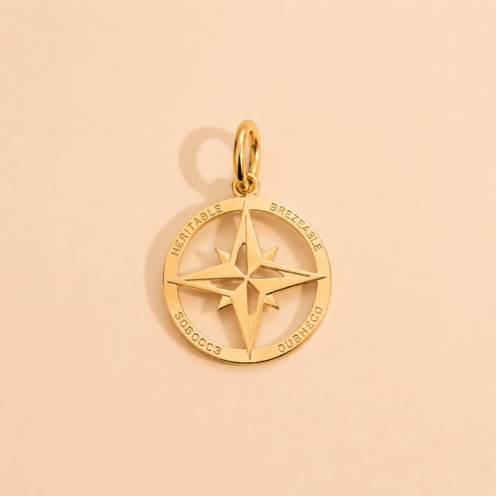 PENDENTIF ROSE DES VENTS